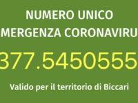 Ecco il numero unico per l’emergenza coronavirus:  377.5450555